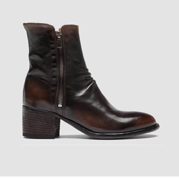 OFFICINE CREATIVE DENNER 103 Brown Leather Boots- - Picture 2 of 16